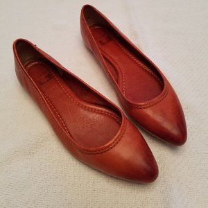 Frye Regina Ballet Burnt Orange Sz 6